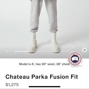 Canada goose parka jacket.